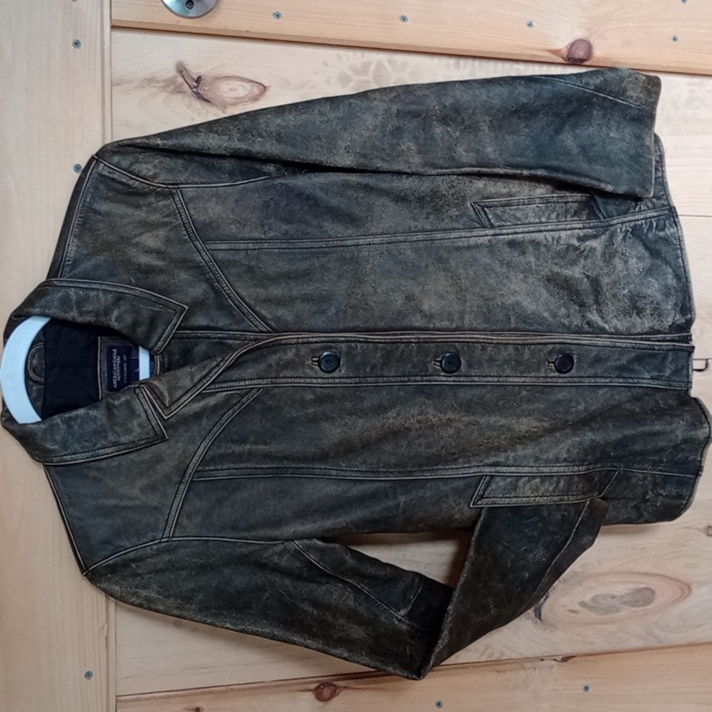 American Eagle leather jacket